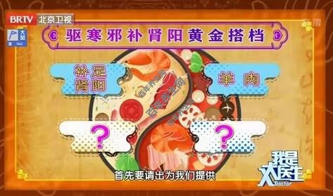 驱寒邪补肾阳黄金搭档